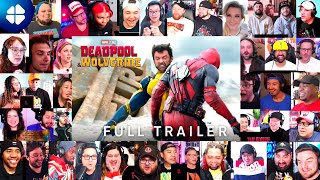 Deadpool amp Wolverine  Trailer 42 People React MEGA Reaction Mashup 🔥🔥 [upl. by Keenan]