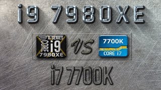 i9 7980XE vs i7 7700K Benchmarks  Gaming Tests Review amp Comparison  Windows 10 [upl. by Sheply]