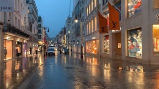 London🏴󠁧󠁢󠁥󠁮󠁧󠁿 Walking London Tower Bridge to Barrow Market rain 🌧️☔ [upl. by Ellerrad]