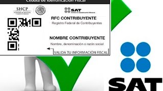 imprime tu cédula de identificacion fiscalconstancia de identificación fiscal [upl. by Raasch780]