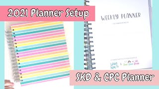 2021 Planner Setup  Sweet Kawaii Design amp Cricket Paper Co Planner [upl. by Eahcim]