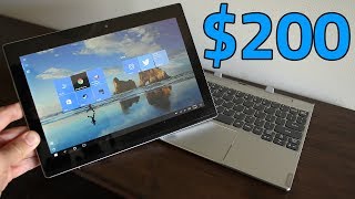 The BEST LaptopTablet for 200  Lenovo Miix 320 2In1 Review [upl. by Amersham609]