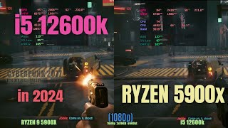 I5 12600k vs Ryzen 5900x in 2024 [upl. by Euphemiah]