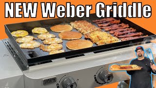 A First Look at the BRAND NEW Weber Griddle [upl. by Dlorag226]