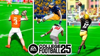 I SCORED A TOUCHDOWN WITH EVERY TEAM IN COLLEGE FOOTBALL 25 [upl. by Lebanna]