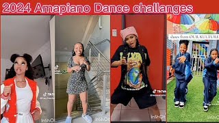 Best of mapiano dance challanges2024 💃🔥trending tiktokviral amapianotiktokamapianodances 2024 [upl. by Kandy]