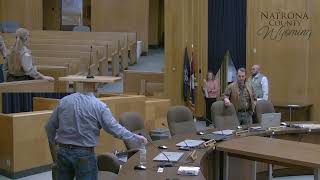 Natrona County Board of County Commissioners  April 2 2024 [upl. by Odranoel]