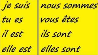 ♫ Être Conjugation Song ♫ French Conjugation ♫ Learn French ♫ [upl. by Norahc]