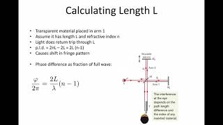 9 Michelson Interferometer [upl. by Galliett958]