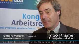 Ingo Kramer Präsident der BDA Interview mit Karrideo ImagefilmProduktion Inh Christian Weiße [upl. by Yeniar]