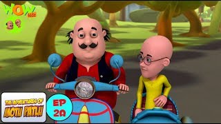 Motu Patlu Cartoons In Hindi  Animated cartoon  Scooter race  Wow Kidz [upl. by Azer]