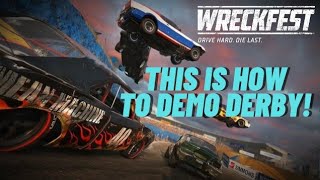 This Is How You Demolition Derby Wreckfest Tips and Tricks Gold [upl. by Meletius678]