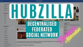 Overview of the decentralised Hubzilla Social Network [upl. by Lertnom]