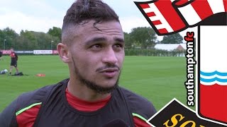 Boufal delighted with his return to training [upl. by Haerdna]