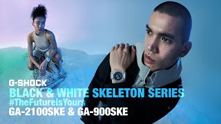 New GSHOCK Collection Black amp White Skeleton Series  TheFutureIsYours NeverGiveUp [upl. by Wardieu]