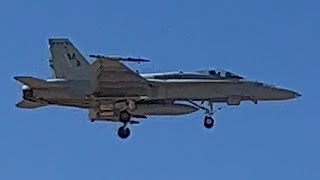 USMC FA 18C landing at MCAS Yuma [upl. by Ehrsam]