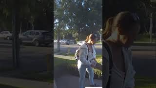 Girl Caught Stealing Package from Doorstep Caught on Camera [upl. by Ryley]