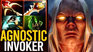 AGNOSTIC INVOKER EXORT BUILD EPIC 24 KILLS GAME  Dota 2 Invoker [upl. by Enyawd]