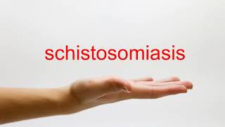 How to Pronounce schistosomiasis  American English [upl. by Abixah]