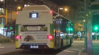 Here is the Vitrasa bus 6212 on the number 13 in Vigo Monday 28 October 2024 [upl. by Ynettirb]