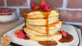 How to Make GREEK YOGURT Pancakes  Pancake Tuesday [upl. by Eloci]