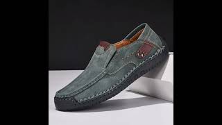 New Soft Men Loafers Slip On Leather Casual Shoes For Men [upl. by Erle266]