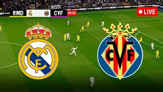 🔴Live 10 Real Madrid vs villarreal  La liga 2024 [upl. by Ariajaj997]