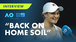 Commentator in tears interviewing Ash Barty Australian Open 2022  Post Match Interview [upl. by Yaras268]