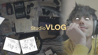 Studio Vlog  Les aventures de Tendal amp Meïnal prennent forment lécriture arrive à son terme 👾 [upl. by Mutat111]