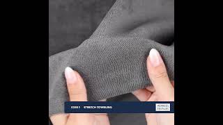 VERHEES TEXTILES 02551 STRETCH TOWELING [upl. by Htevi]