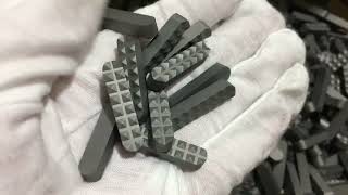 Production process of the tungsten carbide gripper inserts [upl. by Atekihc]