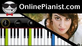 Sara Bareilles  Brave  Easy Piano Tutorial amp Sheet [upl. by Neira]