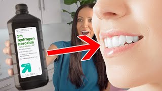 Can Hydrogen Peroxide ACTUALLY Whiten Your Teeth [upl. by Naie175]