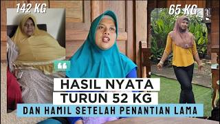 TURUN BERAT BADAN 52 KG LANGSUNG HAMIL  PENANTIAN YANG DITUNGGU KAK TRI DAN KELUARGA 🥰🥰 [upl. by Repsac300]