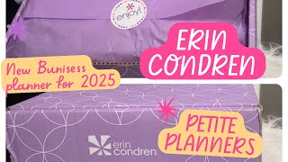 ERIN CONDREN PETITE PLANNER Unboxing My new planners for my Business for 2025 [upl. by Delsman272]