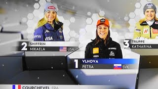 Mikaela Shiffrin  2nd place  Slalom  Courchevel  RUN 2  2023 [upl. by Adrianna]