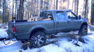 Hauling wood with 73 powerstroke [upl. by Sibie94]