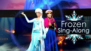 Frozen SingAlong  Disneyland Paris [upl. by Aranaj]