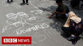 Kashmiris express anger at loss of special status  BBC News [upl. by Doownelg]