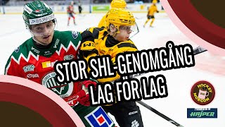 Hockeymorgon LIVE Stor genomgång av alla lag i SHL [upl. by Ennagem]