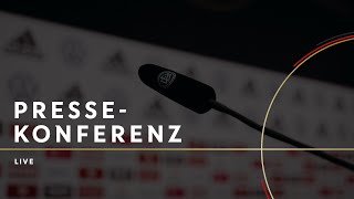 🎙 Pressekonferenz der Nationalmannschaft mit Rudi Völler und Robin Gosens [upl. by Adniralc]