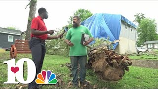 Severe storms cause damage in Hamblen County [upl. by Hermine877]