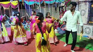 banthi poola danda song sri Radhakrishna Kolatam brundam badvel contact number 9014952800 [upl. by Aliekahs]