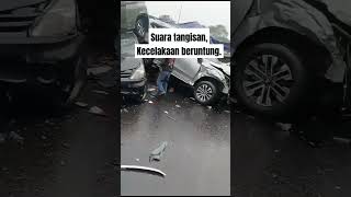 KECELAKAAN BERUNTUN DI JALAN TOL [upl. by Ideih]