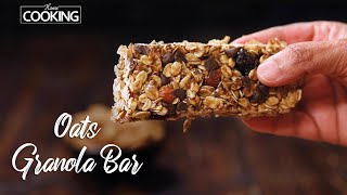 No Bake Granola bar  Healthy Snacks for Weight loss  Protein Bar Recipe  Homemade Granola bar [upl. by Dionisio978]