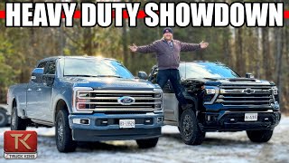 Which HD Truck is Best 2024 Chevy Silverado 2500 High Country vs Ford F250 Limited Diesel [upl. by Adnilrem94]