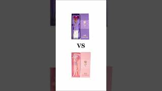 Purple batter fly vs pink batter fly 🤩🥰😊😍pink dress vs purple dresspink diary milk vs purple diary [upl. by Euqina]