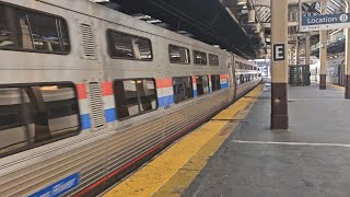 Amtrak Silver Star Train 91 at Newark Penn Station 11524 [upl. by Bobette426]