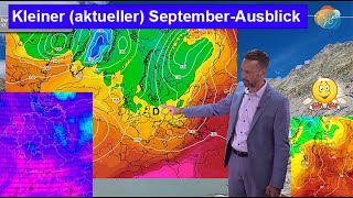 Kleiner SeptemberAusblick Nach Warmstart Abkühlung amp teils viel Regen trotz deutlichem Hochdruck [upl. by Ibby]