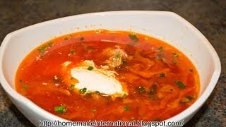 How to make Ukrainian Beef Borscht Український борщ [upl. by Dedie]